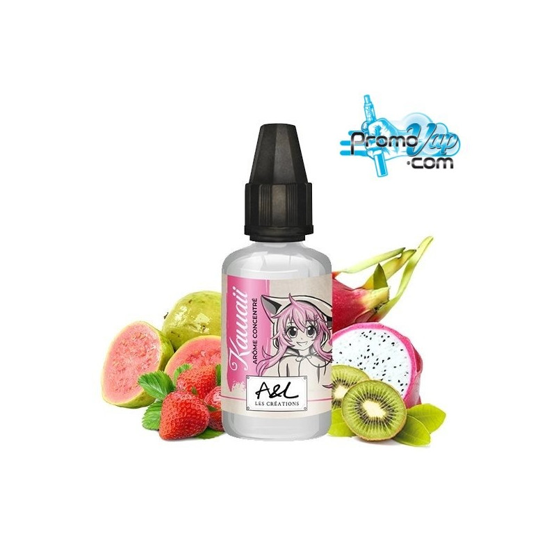 Kawaii Arôme concentré 30ml AROMES ET LIQUIDES fruit du dragon goyave kiwi fraise - Arômes et Liquides Kawaii Arôme concentré 30ml AROMES ET LIQUIDES fruit du dragon goyave kiwi fraise