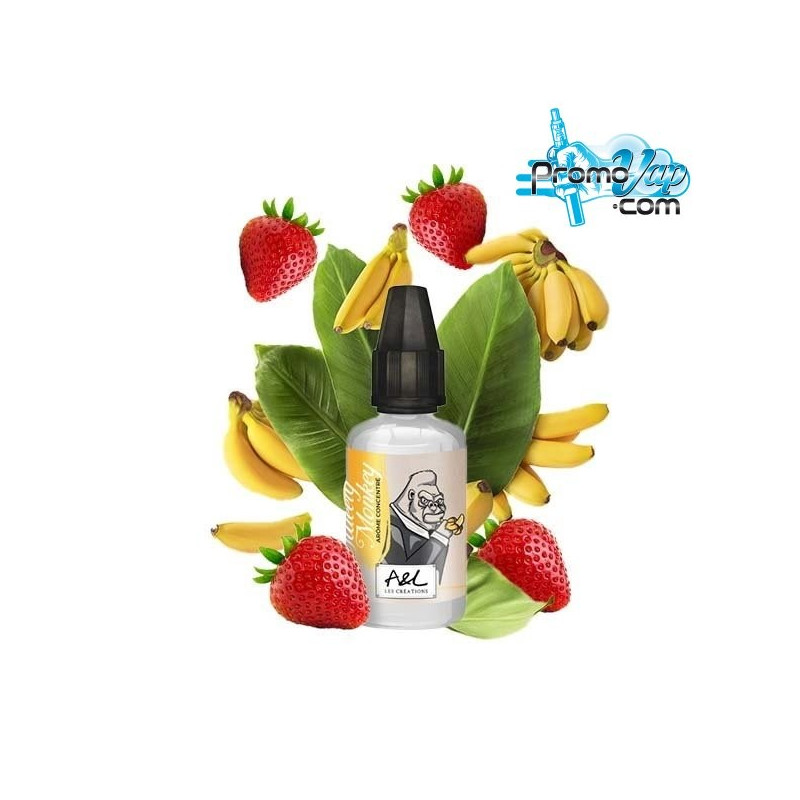 Sweety Monkey Arôme concentré 30ml AROMES ET LIQUIDES banane fraise - Arômes et Liquides Sweety Monkey Arôme concentré 30ml AROMES ET LIQUIDES banane fraise