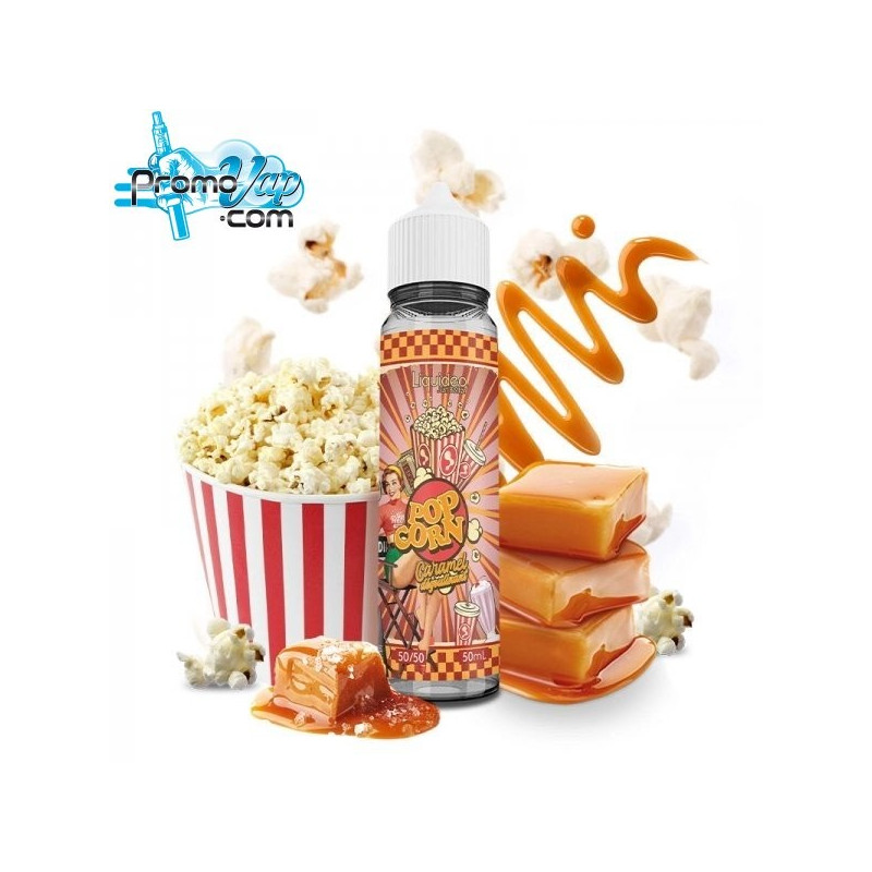 Pop Corn Caramel 50ml LIQUIDEO - Liquideo Pop Corn Caramel 50ml LIQUIDEO