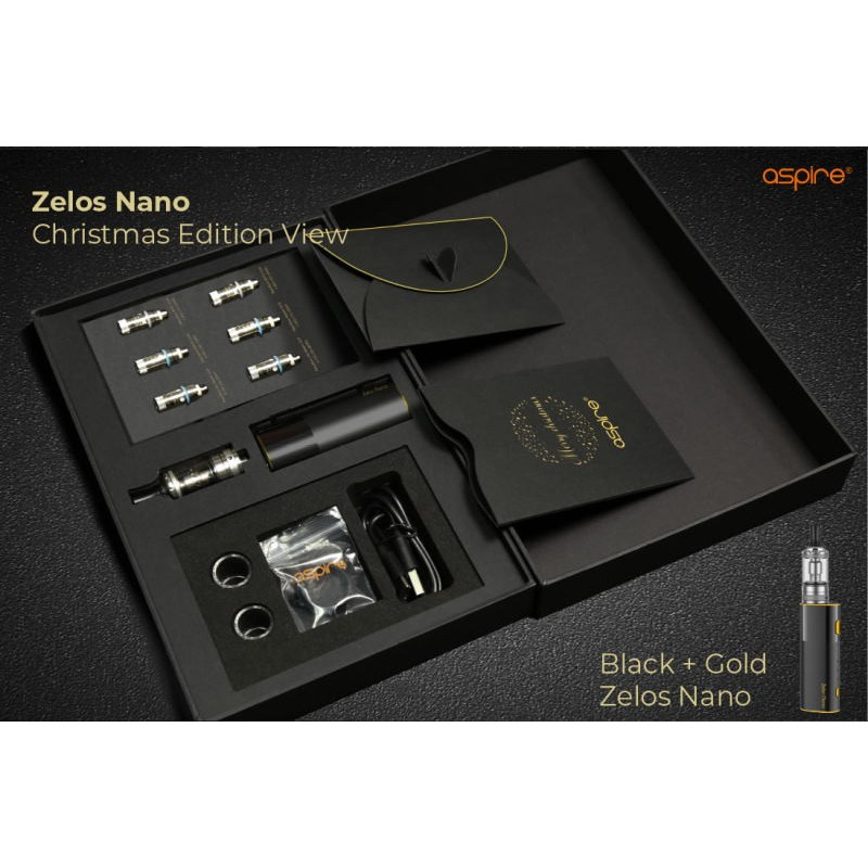 Kit Zelos Nano Christmas Edition 1600mAh APSIRE - Aspire Kit Zelos Nano Christmas Edition 1600mAh APSIRE