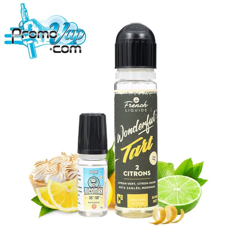 Tart Deux Citrons 50ml WONDERFUL TART - Le French Liquide Tart Deux Citrons 50ml WONDERFUL TART