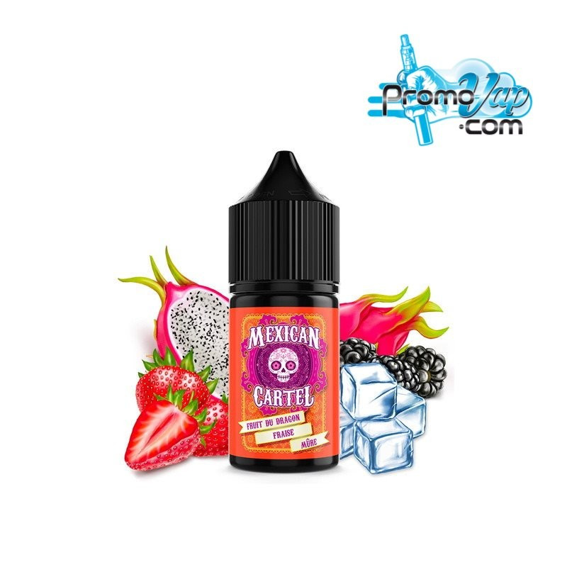 Fruit du dragon Fraise Mûre Arôme concentré 30ml MEXICAN CARTEL