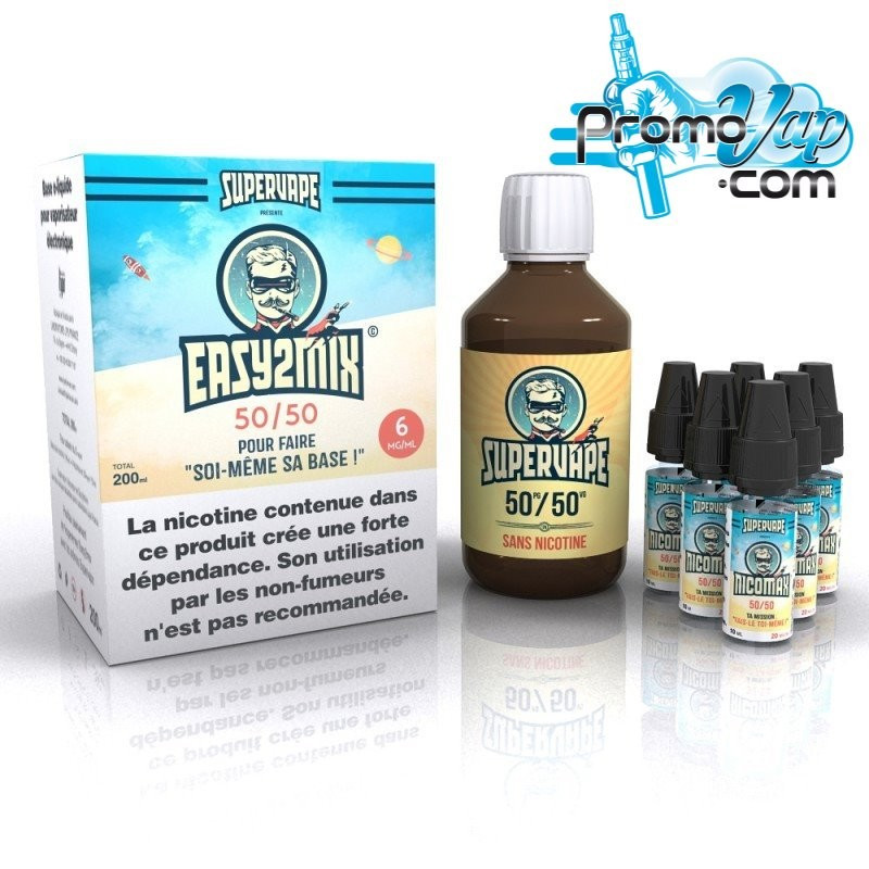 Kit DIY 200ml Easy2mix SUPERVAPE - Aromazon Kit DIY 200ml Easy2mix SUPERVAPE