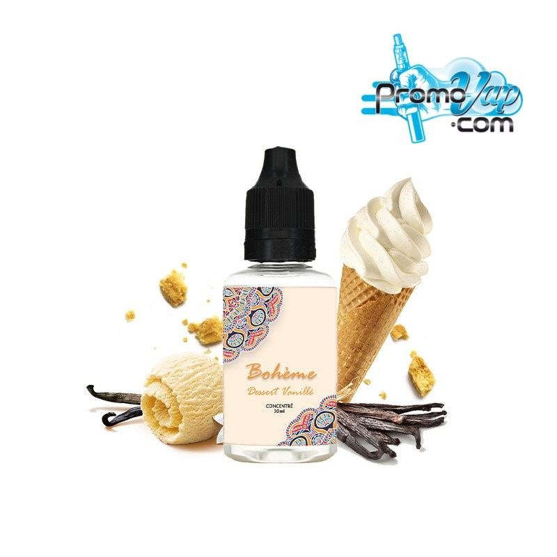 Dessert Vanillé Arôme concentré 30ml BOHEME - Bohème Dessert Vanillé Arôme concentré 30ml BOHEME