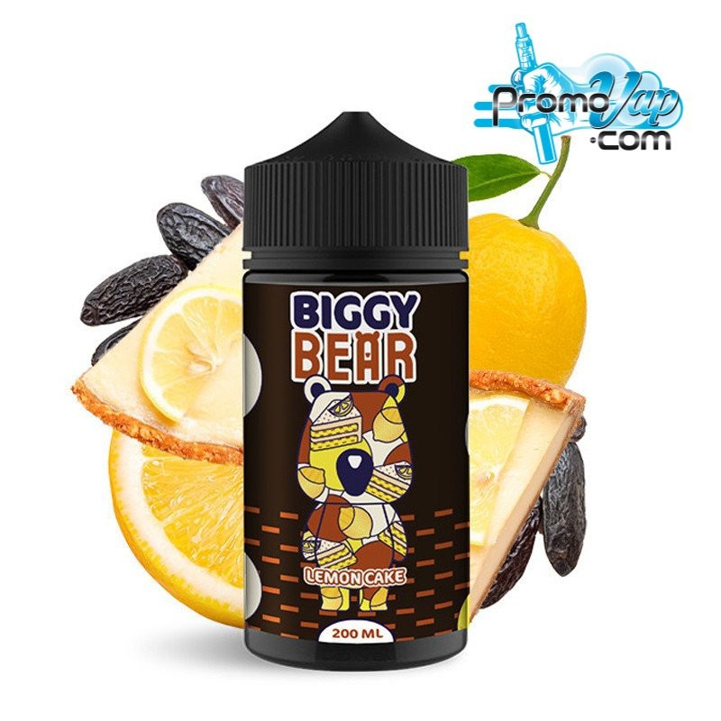 Lemon Cake 200ml BIGGY BEAR - Biggy Bear Lemon Cake 200ml BIGGY BEAR