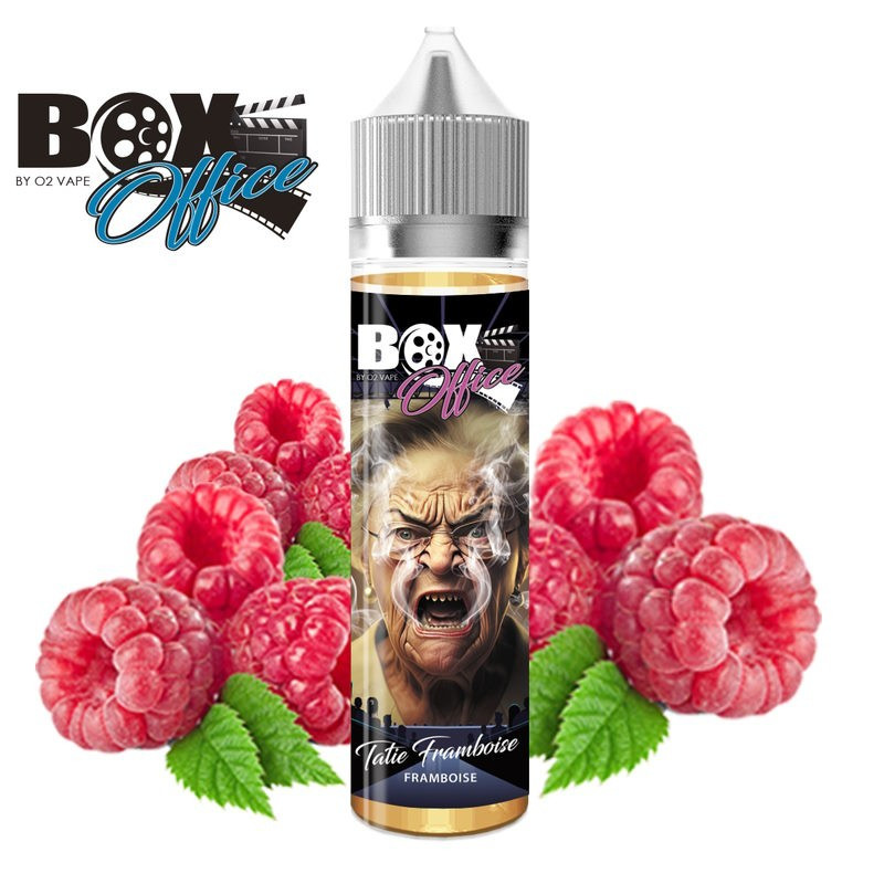 Tatie Framboise 50ml BOX OFFICE - O2 VAPE Tatie Framboise 50ml BOX OFFICE
