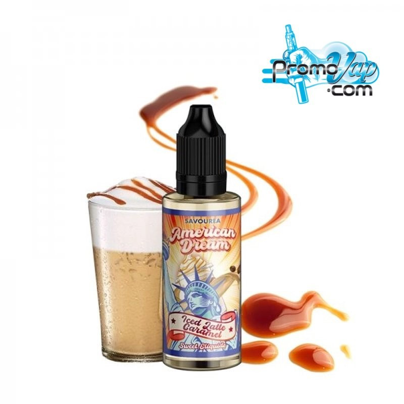 Iced Latte Caramel Arôme concentré 30ml AMERICAN DREAM