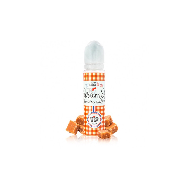 Caramel Beurre Salé 50ml LES BÊTISES DU COQ - Le Coq Qui Vape Caramel Beurre Salé 50ml LES BÊTISES DU COQ