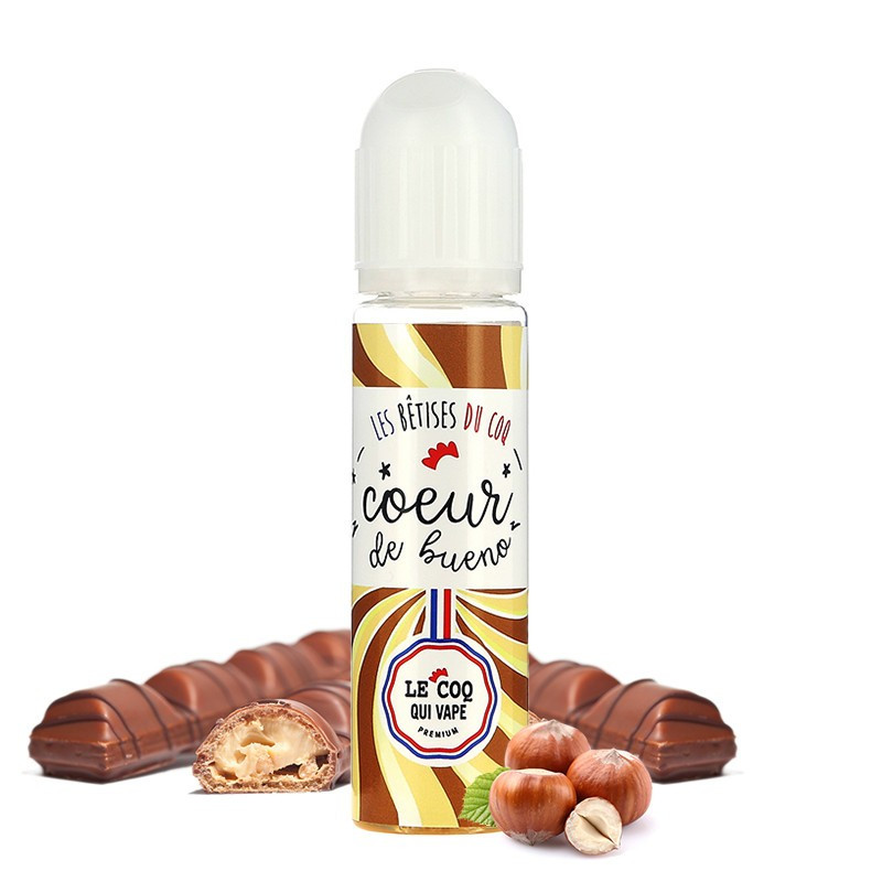 Coeur De Bueno 50ml LES BÊTISES DU COQ - Le Coq Qui Vape Coeur De Bueno 50ml LES BÊTISES DU COQ