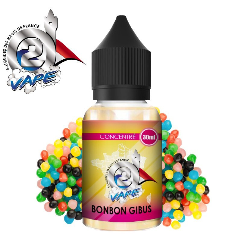 Bonbon gibus Arôme concentré 30ml O2Vape - O2 VAPE Bonbon gibus Arôme concentré 30ml O2Vape