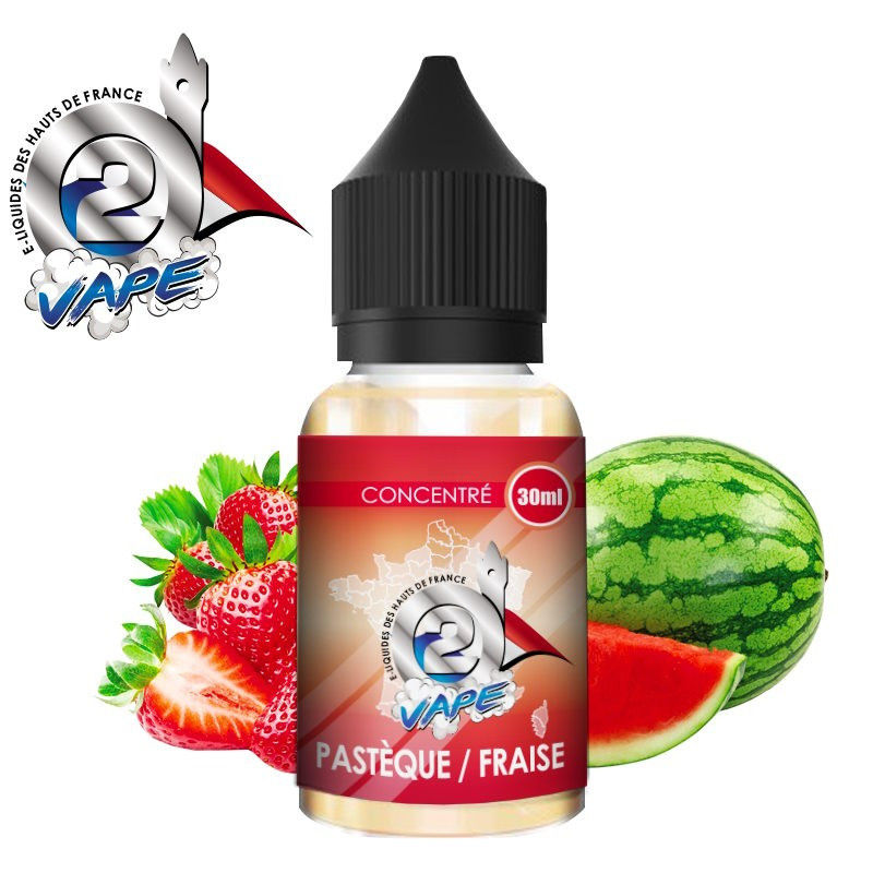 Pastèque fraise Arôme concentré 30ml O2Vape - O2 VAPE Pastèque fraise Arôme concentré 30ml O2Vape