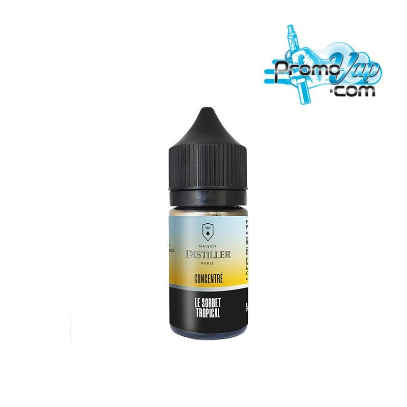 Le Sorbet Tropical 30ml Arôme concentré 30ml MAISON DISTILLER mangue banane ananas - Airomia Le Sorbet Tropical 30ml Arôme concentré 30ml MAISON DISTILLER mangue banane ananas