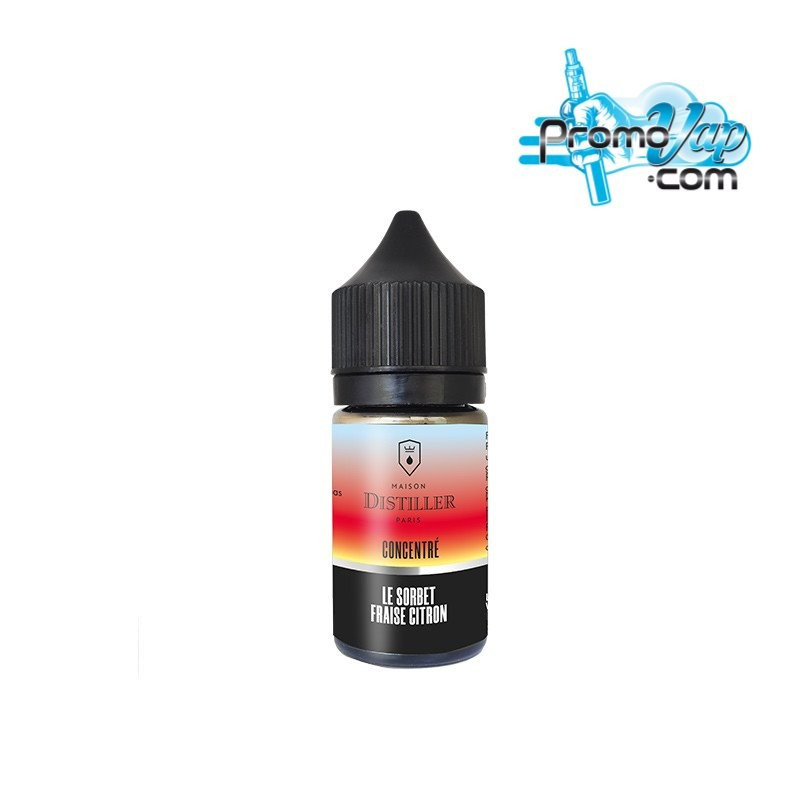 Le Sorbet Fraise Citron 30ml Arôme concentré 30ml MAISON DISTILLER