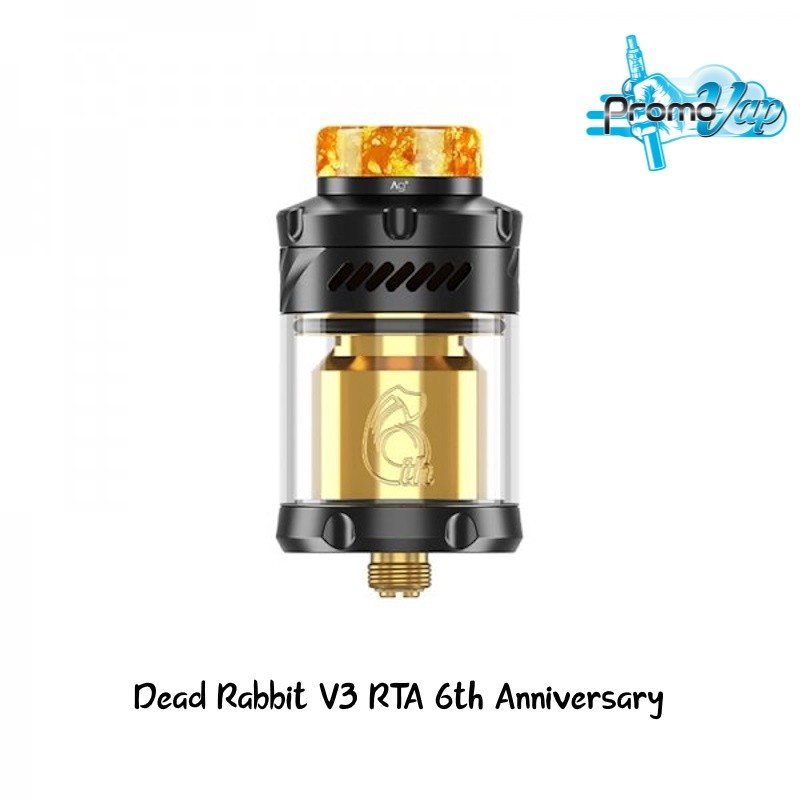 Atomiseur Dead Rabbit V3 RTA 6th Anniversary HELLVAPE - hellvape Atomiseur Dead Rabbit V3 RTA 6th Anniversary HELLVAPE