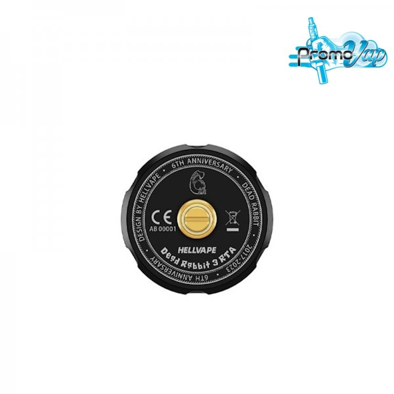 Atomiseur Dead Rabbit V3 RTA 6th Anniversary HELLVAPE - hellvape Atomiseur Dead Rabbit V3 RTA 6th Anniversary HELLVAPE