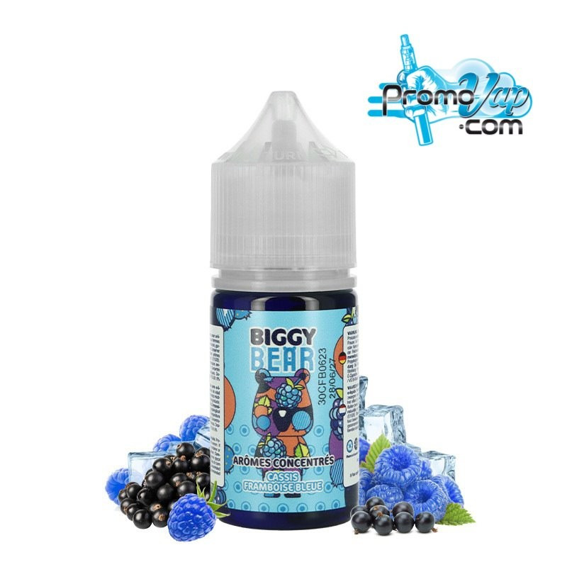 Cassis framboise bleue 30ml arôme BIGGY BEAR - Biggy Bear Cassis framboise bleue 30ml arôme BIGGY BEAR