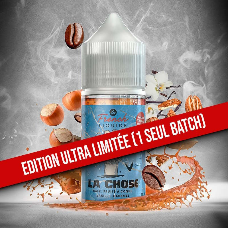 La Chose Arome Concentré 30ml LE FRENCH LIQUIDE café vanille noix de pécan noisette caramel au beurre salé
