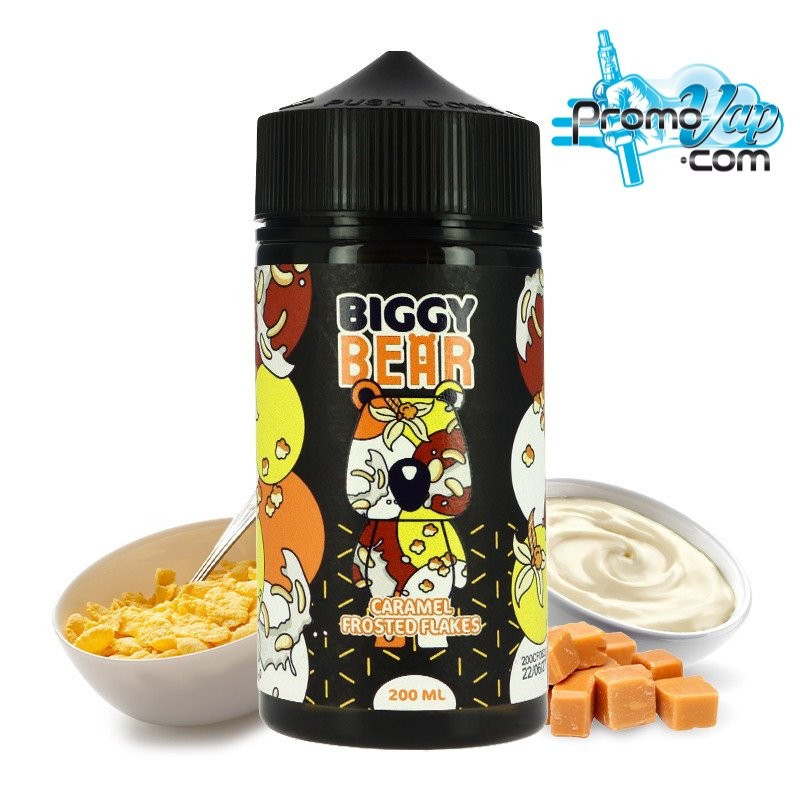 Caramel Frosted Flakes 200ml BIGGY BEAR - Biggy Bear Caramel Frosted Flakes 200ml BIGGY BEAR