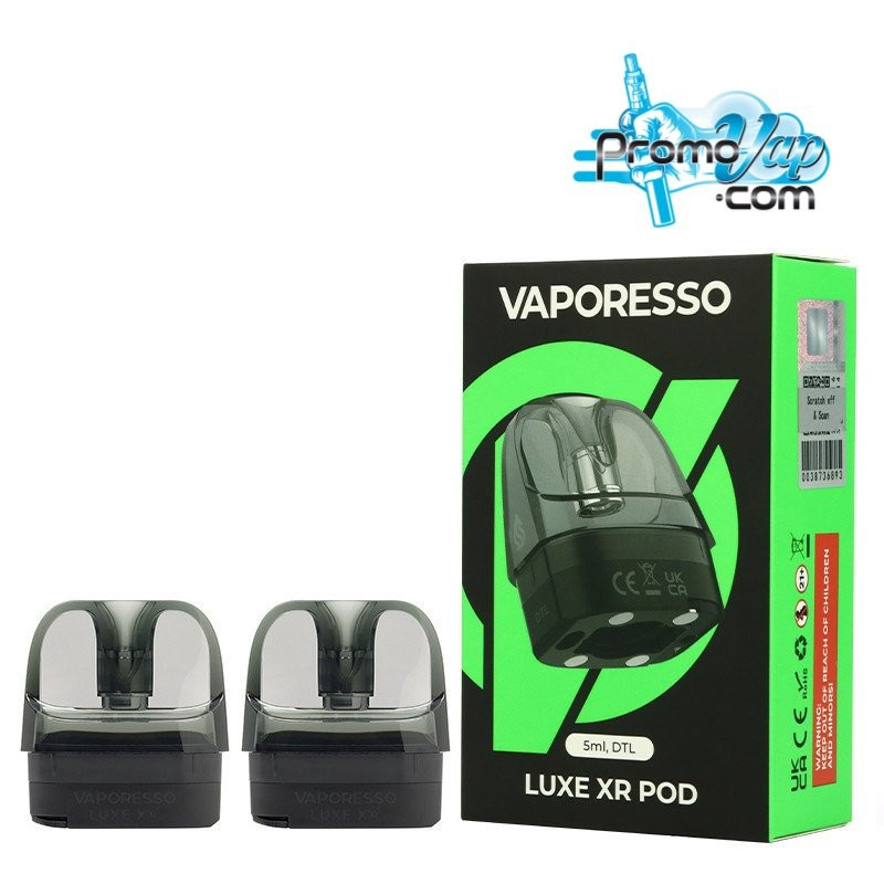 Cartouches vide Luxe X/ XR / XR MAX VAPORESSO X2 - VAPORESSO cigarette electronique Cartouches vide Luxe X/ XR / XR MAX VAPORESSO X2