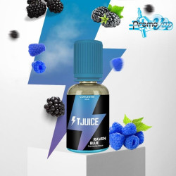 Raven Blue Arôme concentré 30ml T-JUICE bonbon framboise bleue mûre - T-Juice