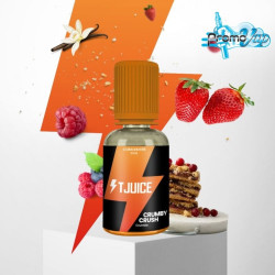 Crumby Crush Arôme concentré 30ml TJUICE crumble fruits rouges rhubarbe - T-Juice