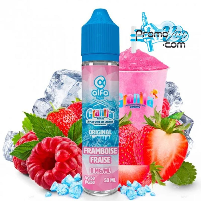 Framboise fraise 50ml GRANITA - Alfaliquid Framboise fraise 50ml GRANITA
