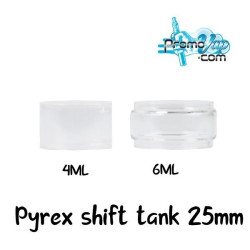 Pyrex Shift Sub Tank 25mm 4ml et 6ml Vaperz Cloud - Vaperz Cloud