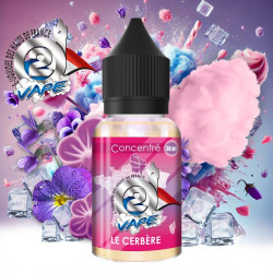 Le Cerbère Arôme concentré 30ml O2Vape barbe à papa violette fruits rouges fruit du dragon - O2 VAPE