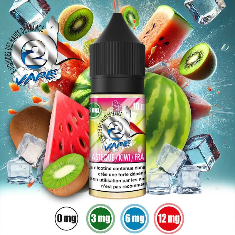 O2VAPE Pastèque Kiwi Frais 10 ml