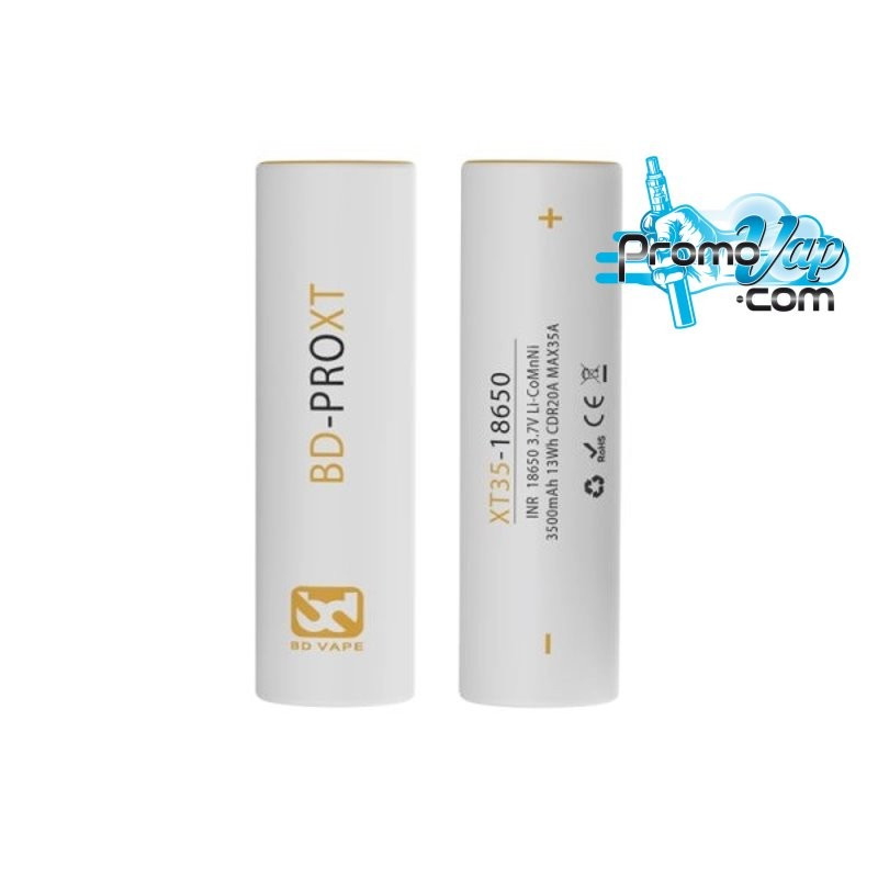 Accu High-End BD-PRO XT35 18650 3500mAh BD VAPE - BD Vape Accu High-End BD-PRO XT35 18650 3500mAh BD VAPE