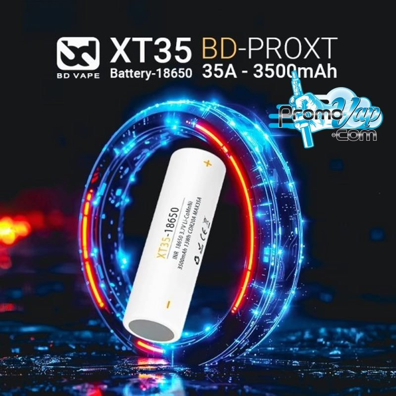Accu High-End BD-PRO XT35 18650 3500mAh BD VAPE - BD Vape Accu High-End BD-PRO XT35 18650 3500mAh BD VAPE