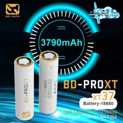Accu High-End BD-PRO XT37 18650 3790mAh BD VAPE - BD Vape