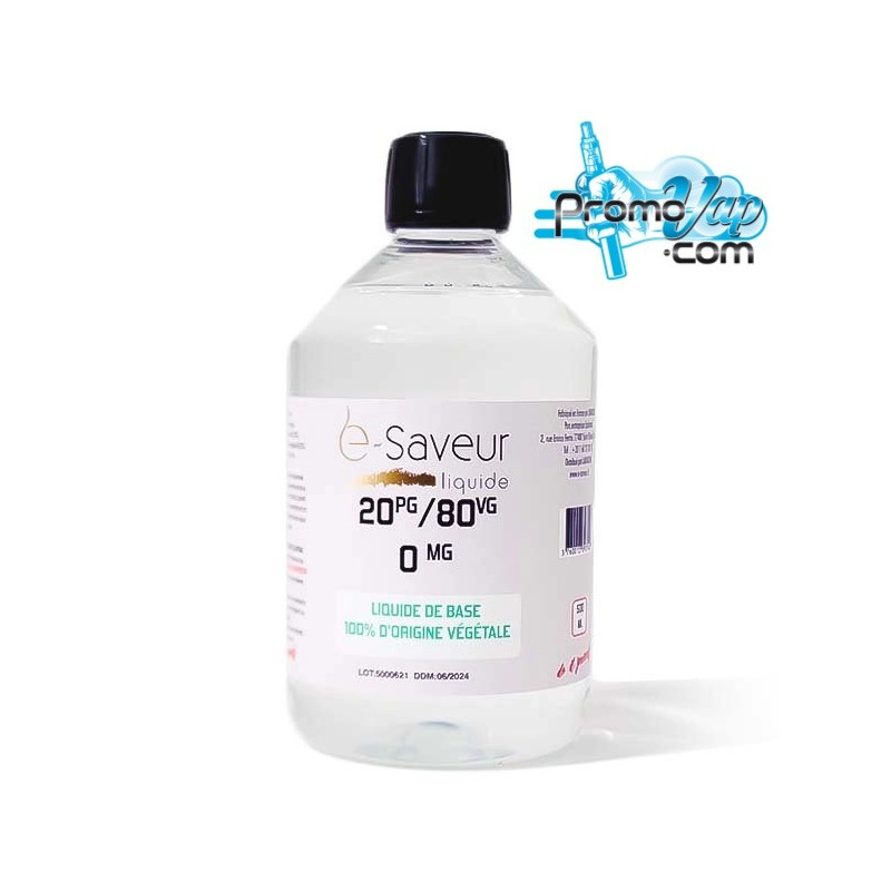 Base 20/80 E-SAVEUR 500 ml