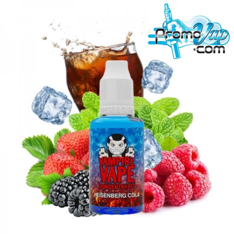Heisenberg Cola Arôme concentré 30ml VAMPIRE VAPE fruits rouges frais - Vampire Vape Heisenberg Cola Arôme concentré 30ml VAMPIRE VAPE fruits rouges frais