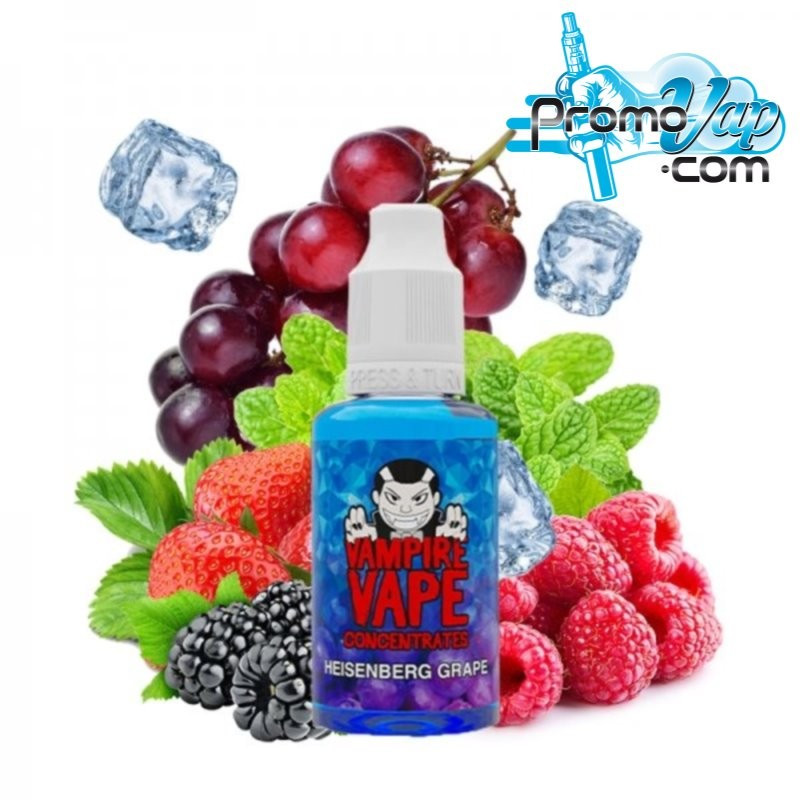 Heisenberg Grape Arôme concentré 30ml VAMPIRE VAPE fruits rouges frais raisin - Vampire Vape Heisenberg Grape Arôme concentré 30ml VAMPIRE VAPE fruits rouges frais raisin