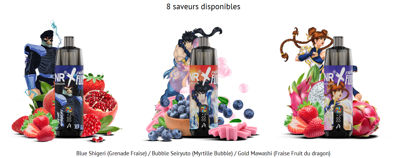 e-shisha jnr fighter fuel performance et saveurs