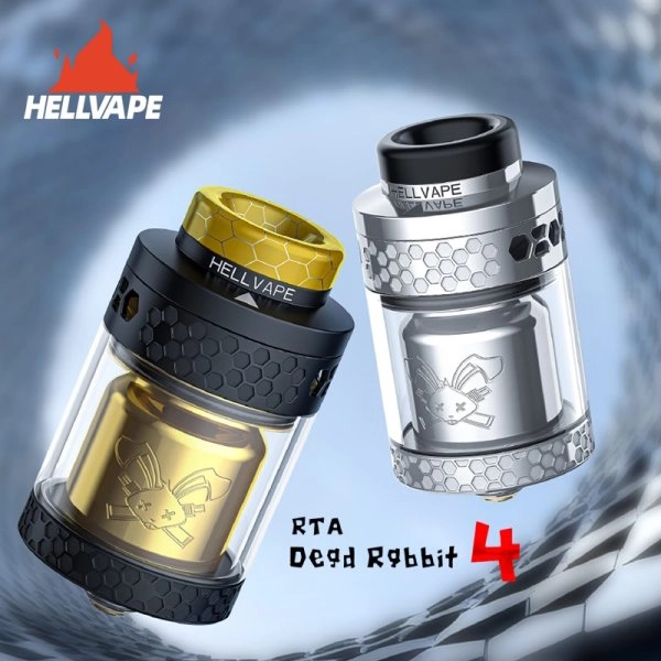 Dead Rabbit 4 RTA Hellvape atomiseur dual coil facile à coiler
