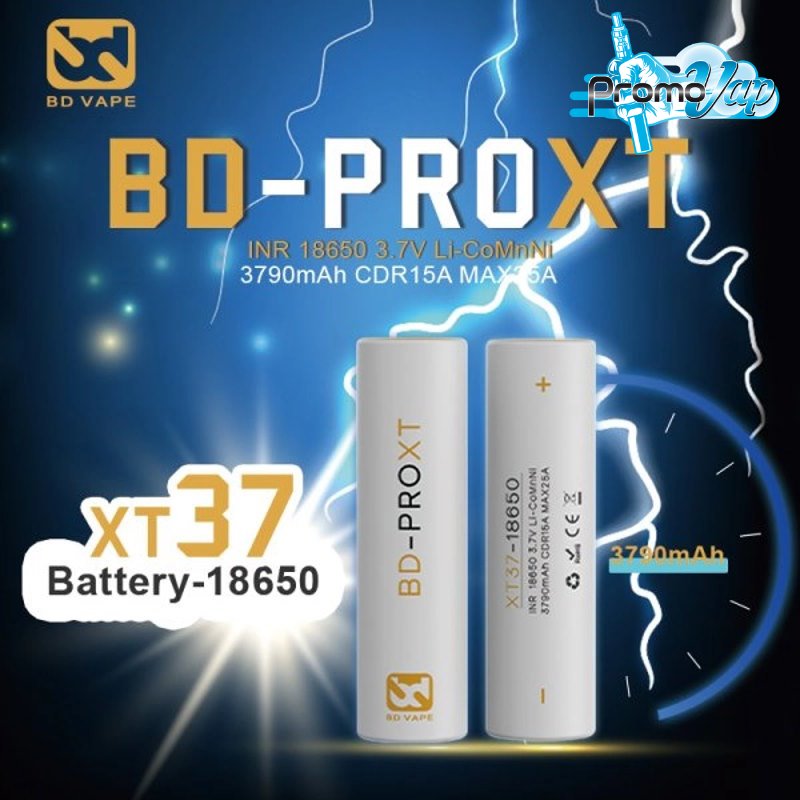 Accu BDVAPE 18650 xt37 3790mah autonomie performance et durabilité