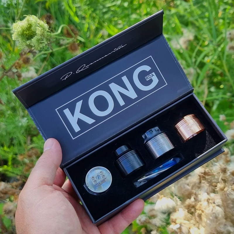 détails livraison dripper rda kong qp design e-cigarette discount promovap