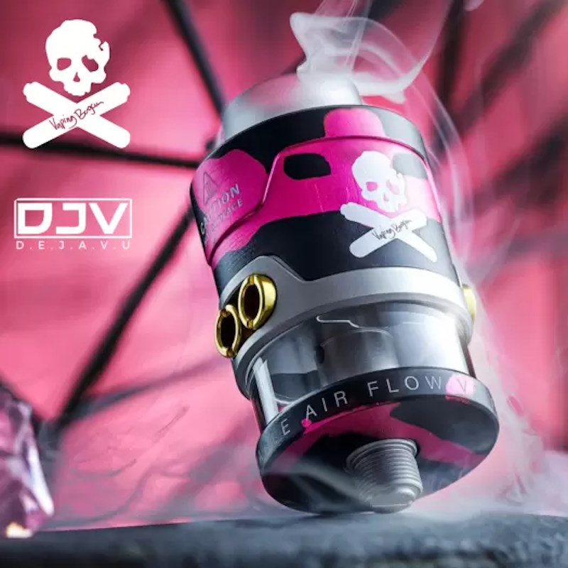Atomiseur DJV RDTA V2, reconstructible, 26mm, dripper et tank, postless, double coils