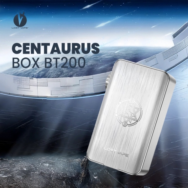 Box bt 200 lost vape puissance max de 200 watts connexion bluetooth 2 accus 18650