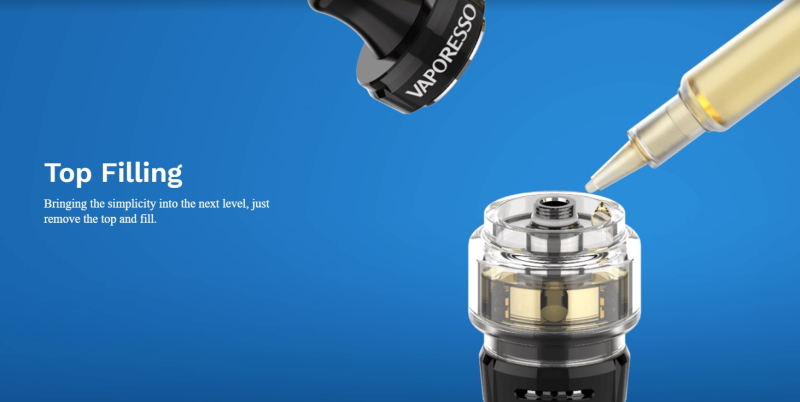 clearomiseur de 3ml remplissage par le haut vaporesso vape discount promovap