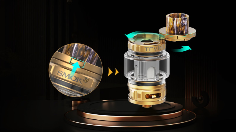 un clearomiseur idéal pour les chasseurs de nuages tfv 18 vape discount promovap