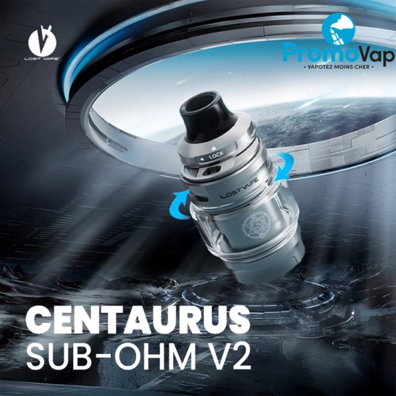 top airflow clearomiseur centaurus v2 vape dl promovap