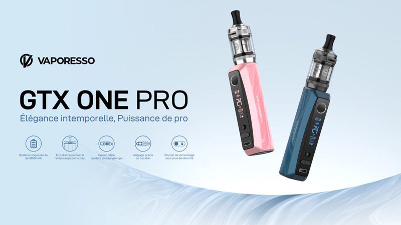 Kit gtx one pro 3000mah 40w de la marque vaporesso