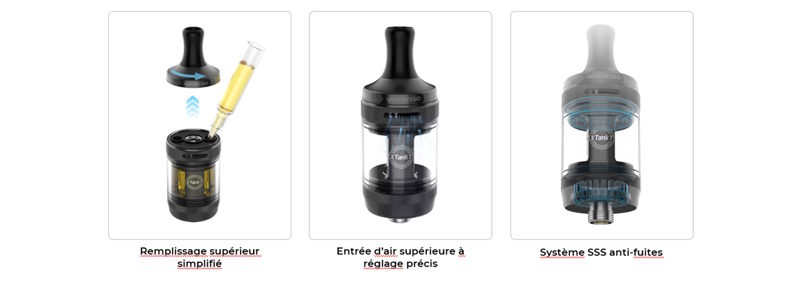 Remplissage du clearomiseur du kit gtx one pro simple et anti fuite