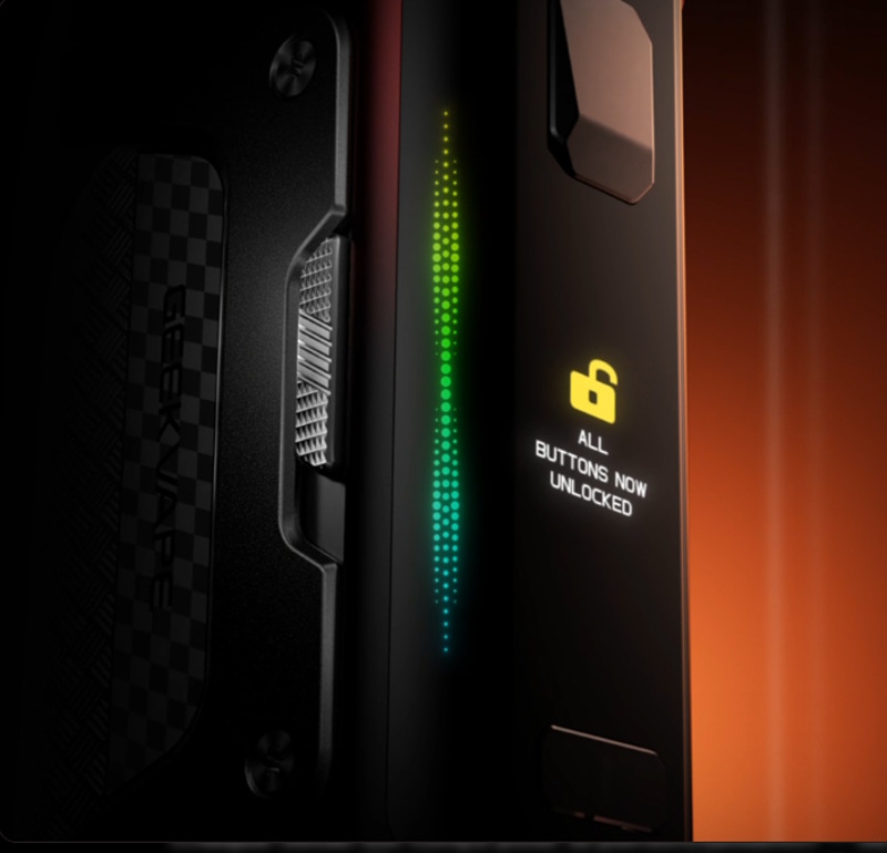 Bouton de sécurité du nouveau kit legend 5 aegis Geekvape