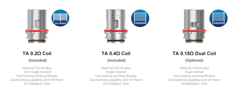 Résistance Ta pour clearomiseur t-air smok promovap site discount
