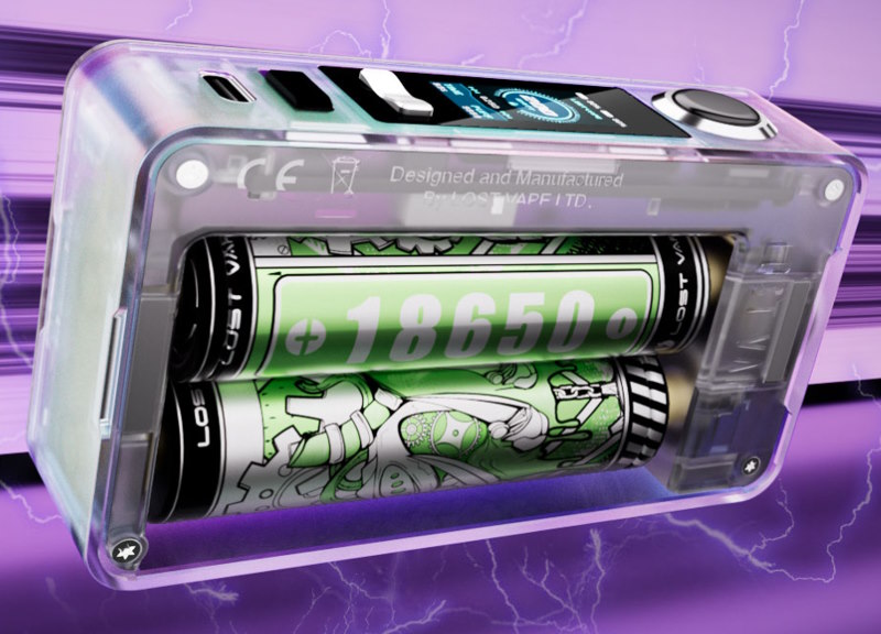 Double accus Kit n200 centaurus lost vape 200watts face interchangeable
