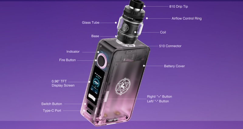 Descriptif détaillé du kit complet N200 du célèbre fabricant Lost vape